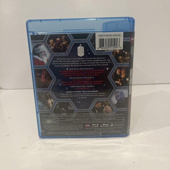 Doctor Who The Christmas Specials 3 Disc Blu-ray Set BBC Sci Fi Tested See Pics! - Picture 2 of 4